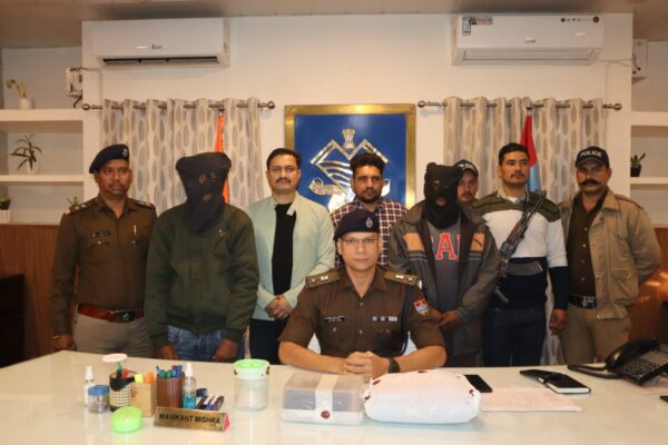 एसटीएफ और पुलिस की संयुक्त कार्रवाई में तीन तस्कर गिरफ्तार, भारी मात्रा में चरस की खेप बरामद