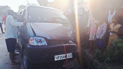 पीलीभीत: स्कूल वैन का कहर, 10 बच्चे घायल, एक गंभीर; ग्रामीणों ने बचाई जान